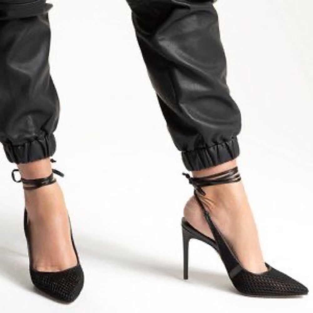 JLO strappy heels